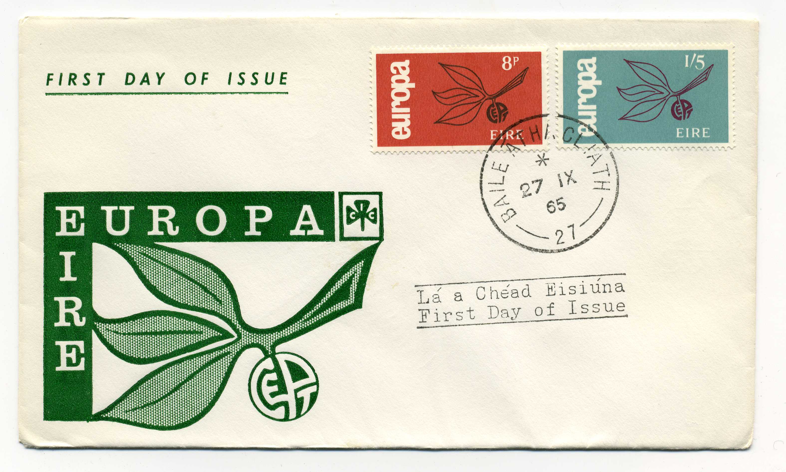 1965 Europa set on illustrated
