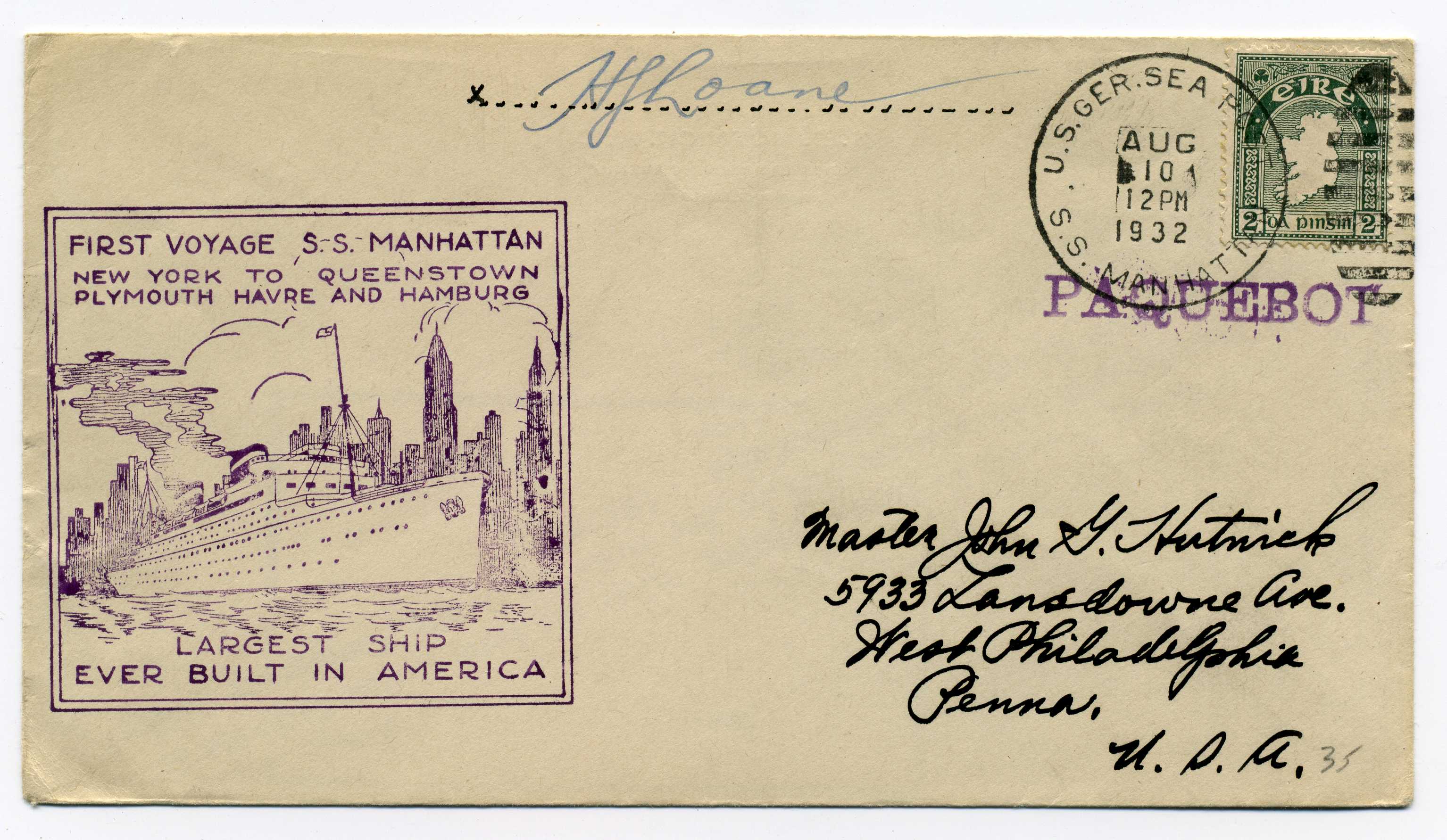 Letter With Stamp